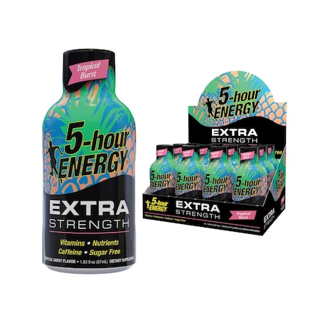 5 Hour Energy 5-hour Energy Tropical Sugar Free Tropical Energy Shot 1.93 oz 785120